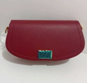 Burgundy Crossbody Bag