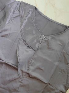 Grey Formal Top