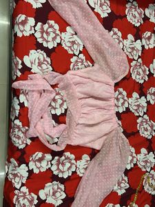 Pink Polka Dot Top