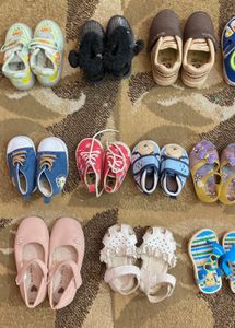18 Pairs Of Baby Girl Footwear Bundle