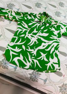 Green Floral Print co-ord set