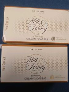 4pcs Oriflame Milk &amp; Honey Soap Bars