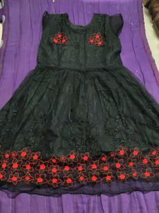 Black Floral Dress✨🖤❤️
