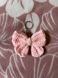 HANDMADE aesthetic bow keychain