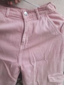 Pink Denim Jeans