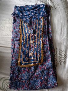 Boho Print Kurti With Pathani Salwar