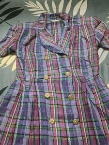 Vintage Plaid Dress