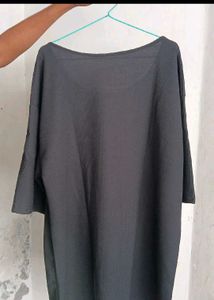 Comfy Black Boxy Top for women.