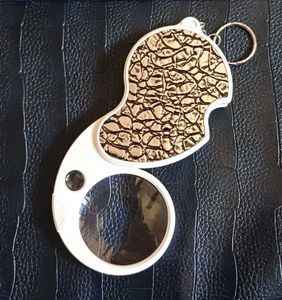 🆕️ Folding Magnifying Glass + LED Light Keychain