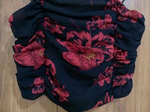 Floral Print Crop Top