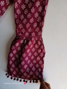 Full, Ballon Sleeves Printed Top (XS / S - Size)