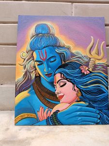 Shiv Parvati Painting