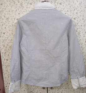 Givo Self Design Embroided Office Shirt