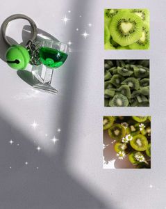 Japanese Bell Kiwi Shaker Keychain