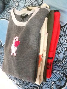 3 Cute new  Sweaters