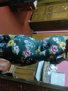 Floral print vneck Jumpsuit