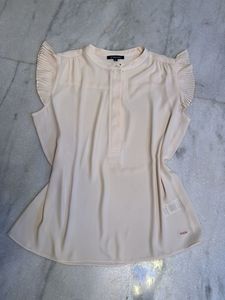 Original Allen Solly-Sleeveless Pleated Top
