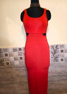 BOGO🎁Buy One Get 1 Free🎁Red Bodycon Maxi Dress