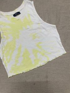 Bershka Tie-Dye Crop Top
