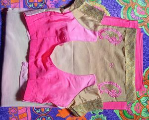 Beautiful saree with blouse