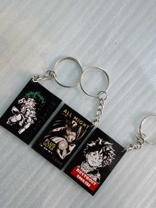 &#34;My Hero Academia&#34; Keychains 3 Pcs