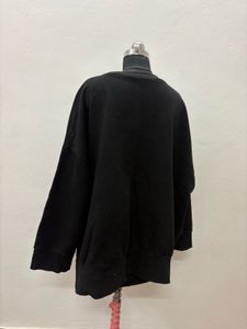 Black Oversized Sweatshirt