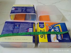 Set Of 4, 1 Kg Horlicks Plastic Containers
