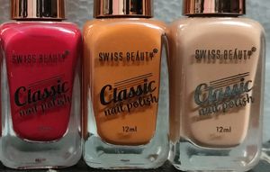 Set Of 7 Swiss Beauty Nail Paints !!