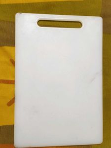 White Plastic Cutting Board