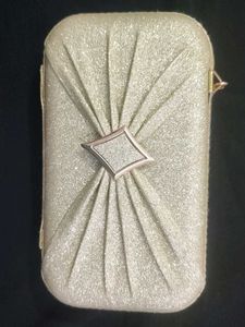 Sparkly Silver Clutch Purse