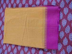 Mustard Pink Saree