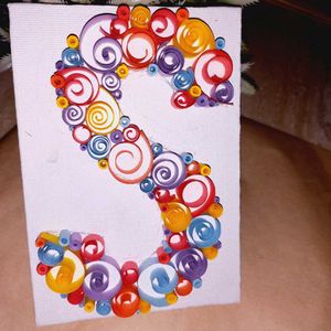 Qulling Crafted Art Piece