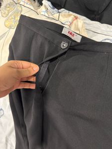 Flared Black Pants For Women