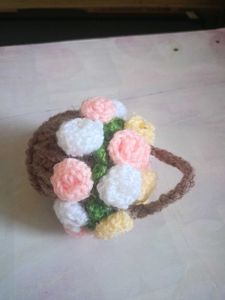 Crochet Flower Wall Busket 🥰🥰🥰