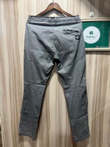 Stone Island Grey Straight Fit Easy Pants
