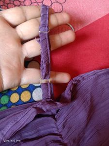 Ruched Peplum Cami Top