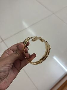 Gold Leaf Cuff Bracelet