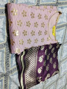 Floral Print Kurta with Dupatta