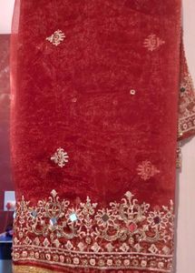Kerelaite Red Embroidered Kurti