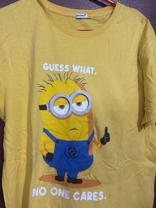 Minion &#34;No One Cares&#34; T-shirt