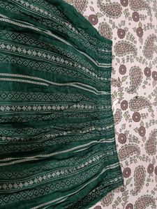 Emerald Green Embroidered Kurti