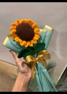 Crochet Sunflower Bouquet