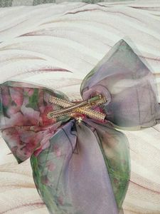 Floral Pearl Bow Handmade