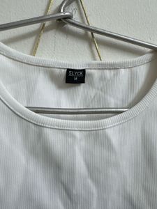 White Sleeveless Top