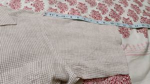 Zodiac Men Checks Regular Fit Linen Shirt