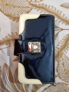 Stylish Bi-Color Wallet/ clutch