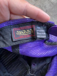 Von Dutch Purple Corduroy Hat