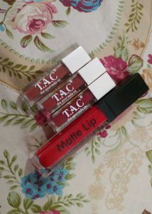 TAC And Swiss Beauty Matte Lipsticks Combo