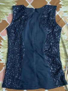 Girls&#39; Party Dress - Black &amp; Blue