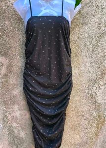 BLACK RUCHED